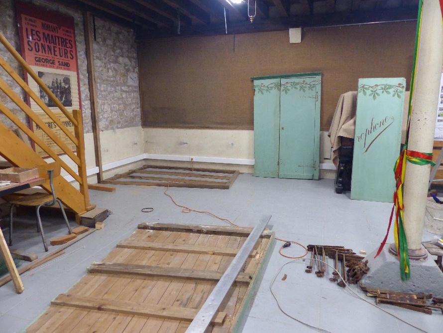 1 Charpente sous le plancher le 8 janvier